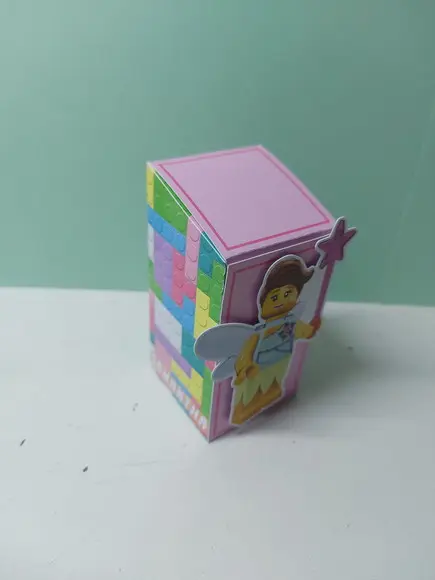 20 Caixas Lego Rosa