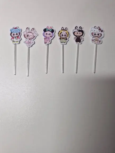 30 Topper para Doces Labubu