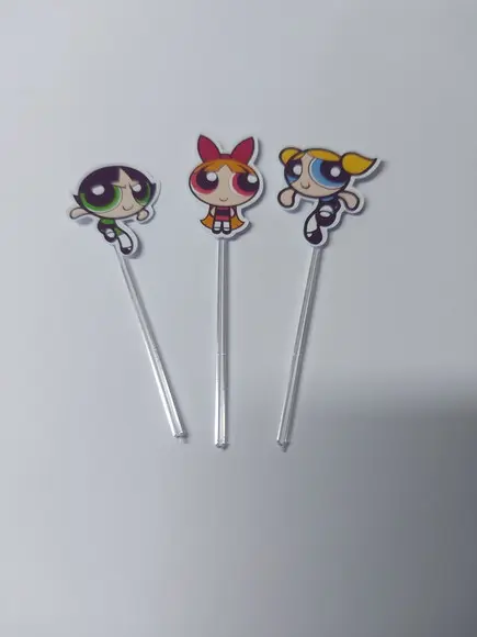 30 Topper para Docinhos Meninas Super Poderosas