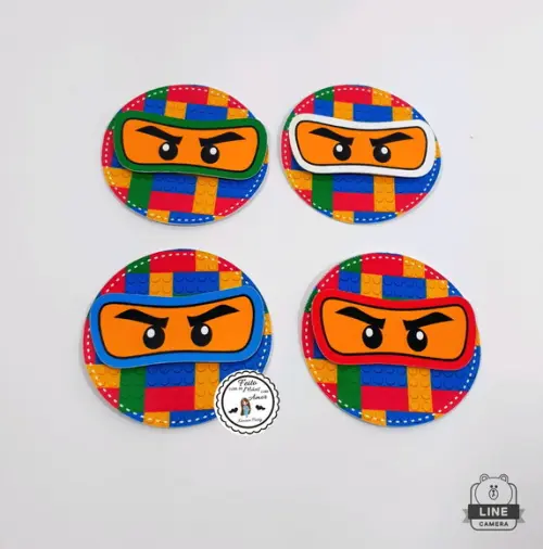 Adesivo Latinha Ninjago