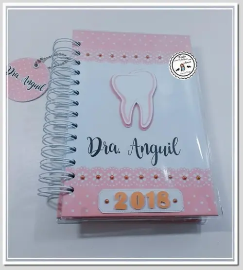 Agenda Personalizada Dentista Rosa
