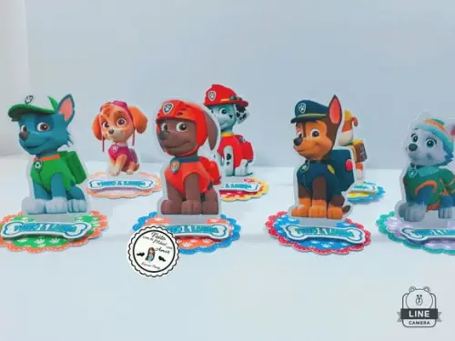 Aplique 3d Patrulha Canina