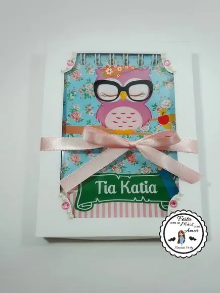 Bloquinho Personalizado Coruja