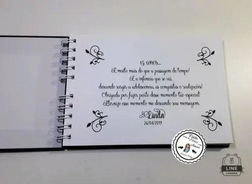 Caderno Assinatura 15 Anos