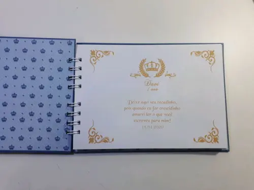 Caderno Assinatura Realeza