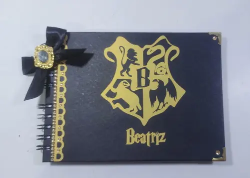 Caderno Assinaturas Harry Potter