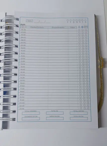 Caderno de Agendamentos Profissional
