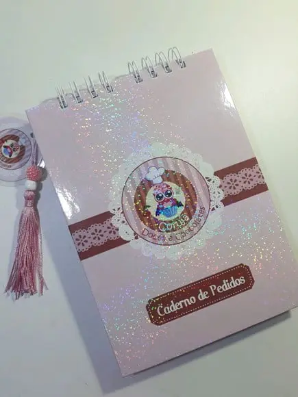 Caderno de Pedidos Personalizado