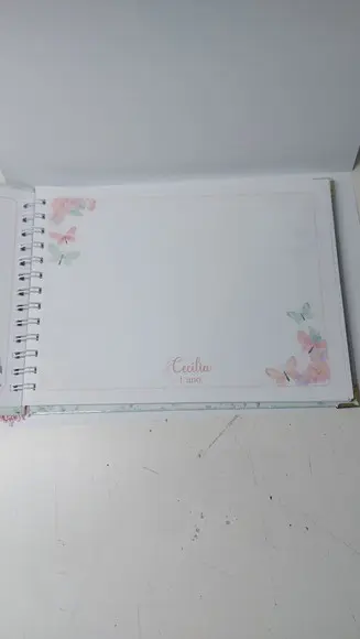 Caderno Mensagens Jardim das Borboletas