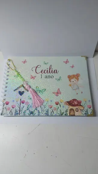 Caderno Mensagens Jardim das Borboletas
