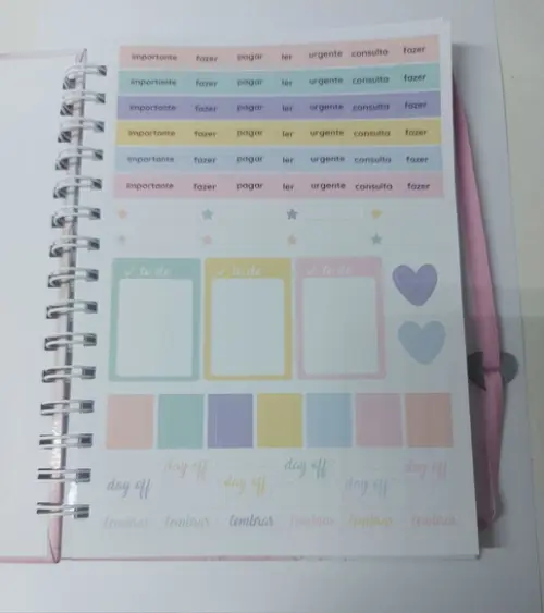 Caderno Personalizado Letra