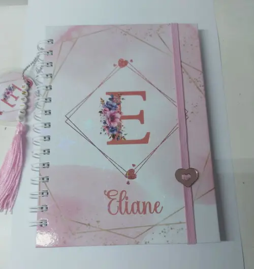 Caderno Personalizado Letra