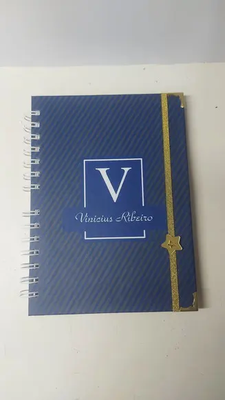 Caderno Personalizado Letra