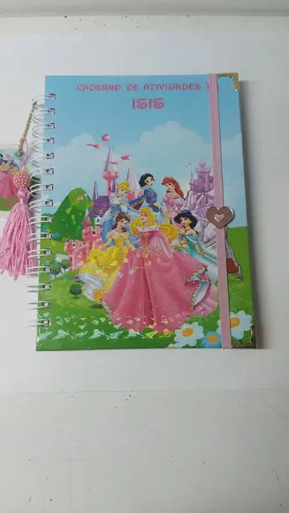 Caderno Personalizado Princesas