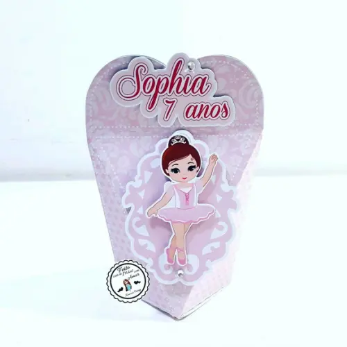 Caixa Coração Bailarina
