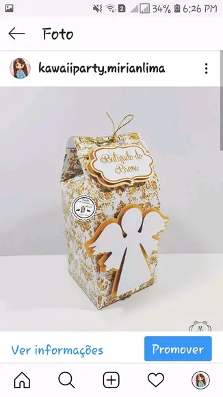 Caixa Milk Batizado