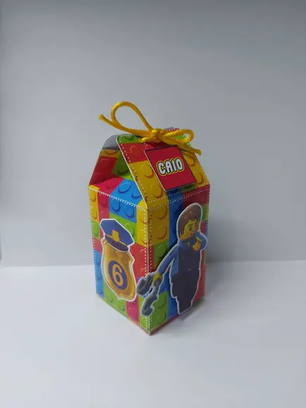 Caixa Milk Lego City