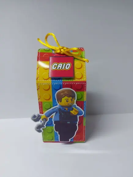 Caixa Milk Lego City