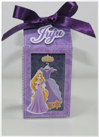 Caixa Milk Rapunzel com Visor