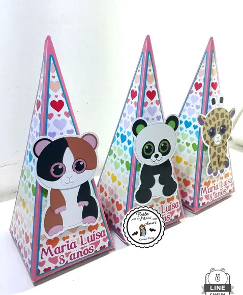 Caixa Pirâmide Beanie Boos