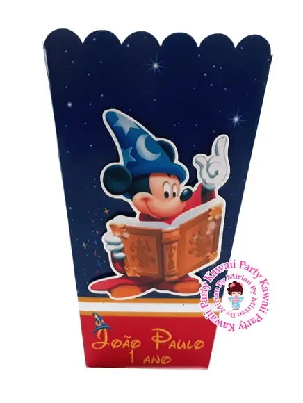 Caixa Pipoca Mickey Magico