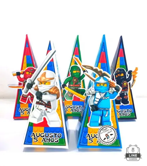 Caixa Pirâmide Ninjago