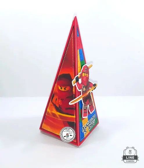 Caixa Pirâmide Ninjago
