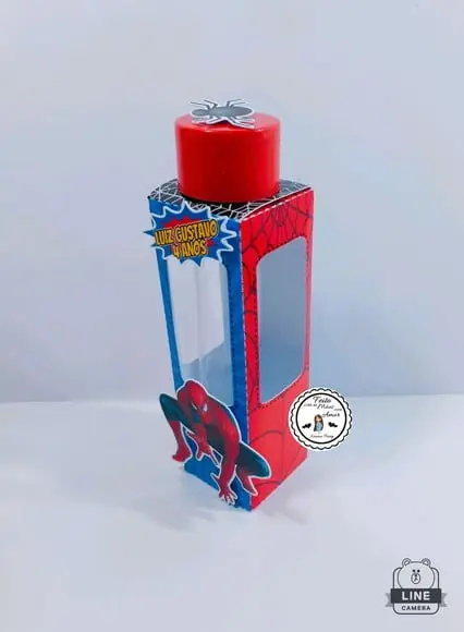 Caixa Porta Tubete Homem Aranha