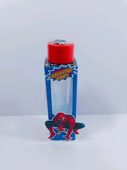 Caixa Porta Tubete Homem Aranha