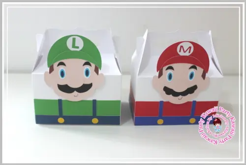 Caixa sacola Mario e Luigi
