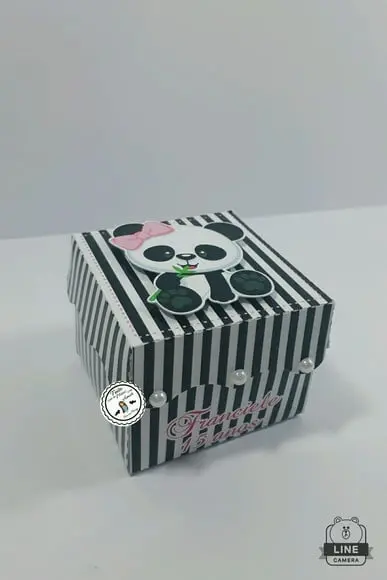 Caixa Quadrada Panda