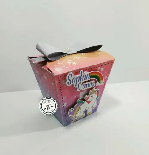 Caixa Sushi Unicórnio