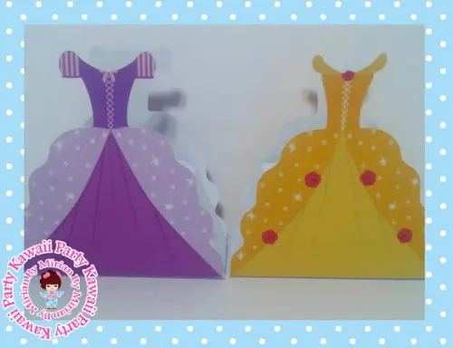 Caixa Vestido Princesas