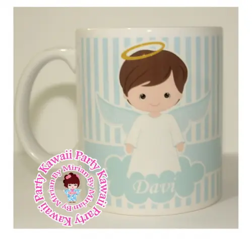 Caneca personalizada batizado