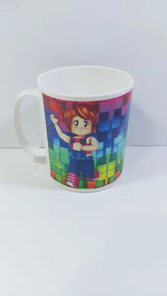 Caneca Plastica Julia Minegirl