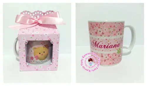 Caneca porcelana gatinha