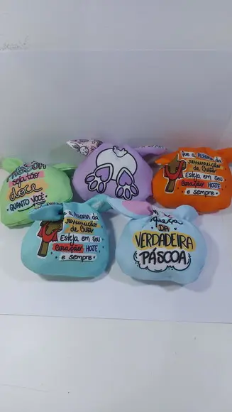 Coelhinho Porta Bombom Tecido