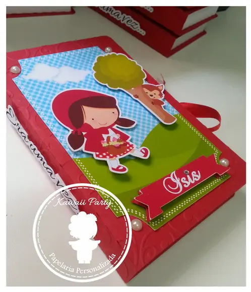Convite Livro Chapeuzinho Vemelho