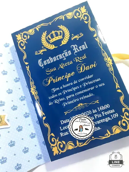 Convite Livro Realeza