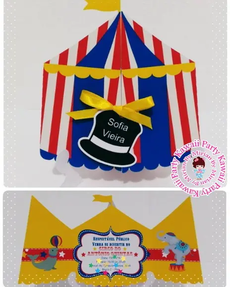Convite Tenda Circo