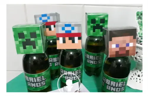 Cubo Minecraft para mini refri