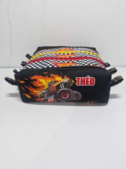 Estojo 4 Divisórias Hot Wheels 2