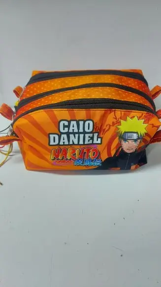 Estojo 4 Divisórias Naruto
