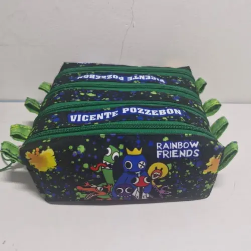 Estojo 4 Divisorias Rainbow Friends