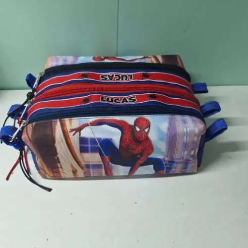 Estojo Triplo Homem Aranha