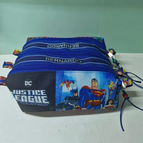Estojo Triplo Liga da Justiça
