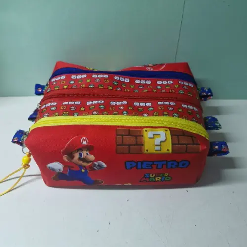 Estojo Triplo Mario Bros