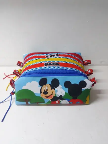 Estojo Triplo Mickey