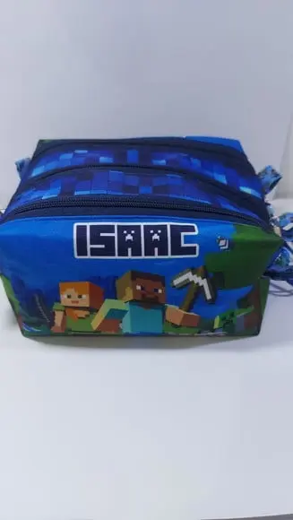 Estojo Triplo Minecraft