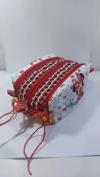 Estojo Triplo Minnie